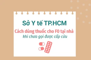 Sở Y tế TP.HCM chỉ cách dùng thuốc cho F0 tại nhà khi chưa gọi được cấp cứu
