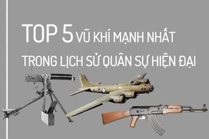 Top 5 vũ khí mạnh nhất trong lịch sử quân sự hiện đại