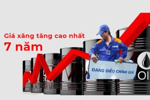 Giá xăng tăng khoảng 7.000 đồng từ đầu năm đến nay