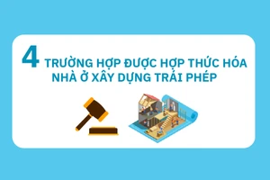 4 trường hợp được hợp thức hóa nhà ở xây dựng trái phép