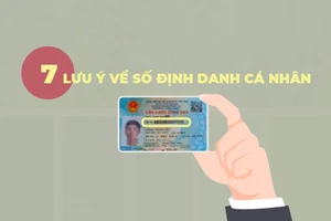 7 lưu ý về số định danh cá nhân