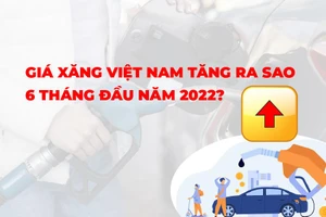 Biểu đồ giá xăng Việt Nam tăng 12 lần chỉ trong sáu tháng