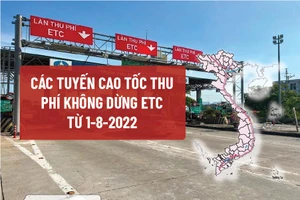 Chi tiết các tuyến cao tốc sẽ thu phí không dừng từ 1-8
