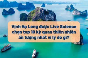 Vịnh Hạ Long được Live Science chọn top 10 kỳ quan thiên nhiên ấn tượng nhất