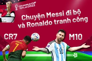 Chuyện Messi đi bộ và Ronaldo tranh công