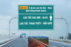 Infographic: Hướng di chuyển vào cao tốc Mai Sơn - Quốc lộ 45, Phan Thiết - Dầu Giây