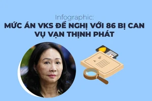 Infographic: Mức án VKS đề nghị với 86 bị cáo vụ Vạn Thịnh Phát