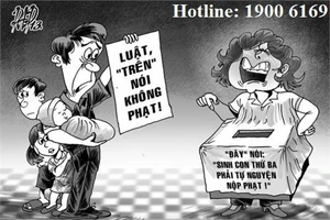 Yêu cầu 'nộp phạt' khi sinh con thứ 3 là trái luật