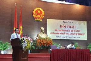 Năm 2020, sắp xếp 259 huyện, 6.191 xã chưa đạt 50% tiêu chuẩn