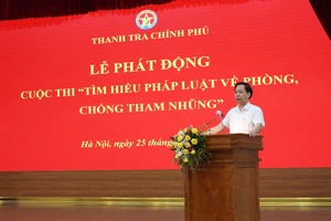 Phát động cuộc thi 'Tìm hiểu pháp luật về phòng, chống tham nhũng'