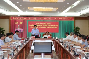 Thường trực Ban Bí thư Lương Cường yêu cầu xử lý dứt điểm các vụ án Thuận An, Phúc Sơn...