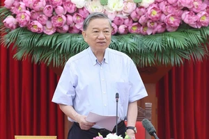 Tổng Bí thư Tô Lâm chủ trì buổi làm việc về dự thảo các văn kiện Đại hội XIV của Đảng