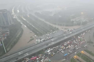 Hà Nội mưa to, các điểm đã và sắp ngập lụt 