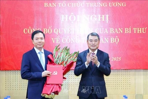 Ban Tổ chức Trung ương có thêm tân Phó Trưởng ban