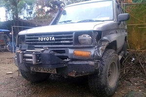 Xe “điên” cố tình cán người hai lần?