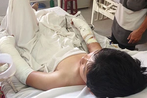 Chơi diều, một trẻ bị điện giật 