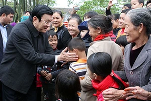 Chủ tịch nước thăm và làm việc tại tỉnh Nghệ An