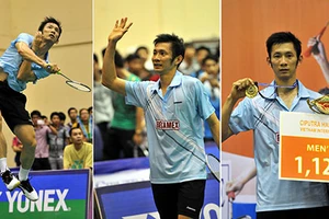 Tiến Minh vô địch giải cầu lông quốc tế Hà Nội 