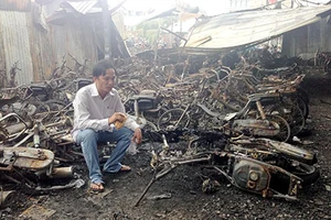 Cháy xe, chủ bãi phải bồi thường