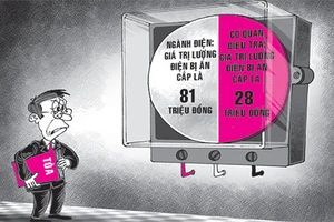 Điện bị trộm, tính thế nào?