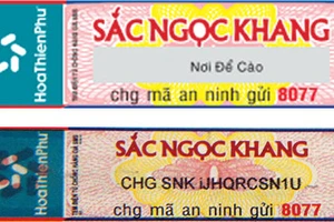 Sắc Ngọc Khang cải tiến bao bì và tem chống hàng giả