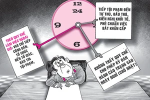 Ký cáo trạng vào Chủ nhật, được không?