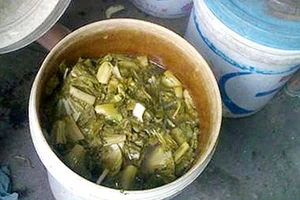 Không sử dụng thùng sơn để đựng đồ ăn