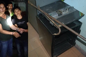Bắt nhóm đạo chích chuyên trộm két sắt 