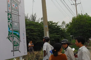 Cắm mốc giới để bớt vi phạm xây dựng