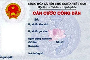 Cấp thẻ căn cước ngay khi khai sinh