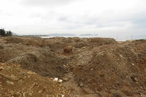 Bùn thải bức tử bãi biển Nam Lãnh