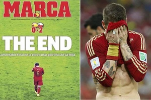 Bảng B, Tây Ban Nha – Chile (0-2): “Vua” đã băng hà