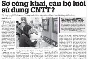 Dân không chấp nhận cán bộ “mù” CNTT