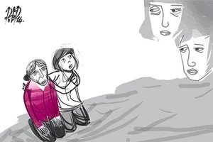 Quỳ xin bị hại để cha được giảm án