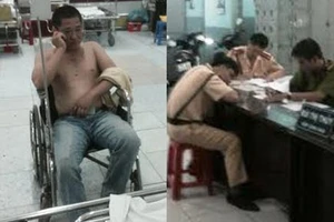 Tạm giữ “ông giám đốc” chống CSGT