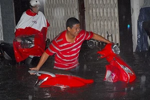 TP.HCM ngập trên diện rộng