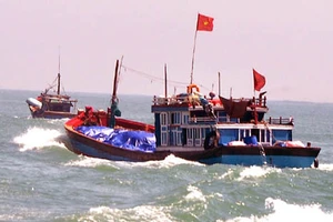 Một tàu của ngư dân bị tàu Trung Quốc cướp phá?