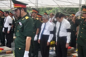 Truy điệu và an táng hơn 100 hài cốt liệt sĩ tại Đồng Nai