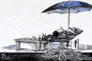  Tranh biếm chống tham nhũng ‘về đích’