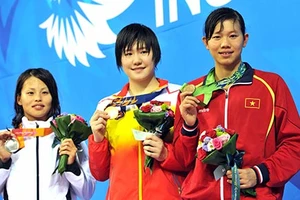 Asiad 17-2014: Ánh Viên đoạt HCĐ 400 m hỗn hợp