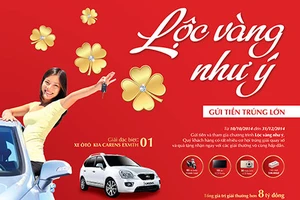 Khuyến mãi tiền gửi ‘Lộc vàng như ý’