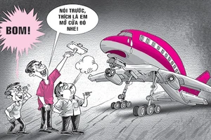 Dân thả diều, máy bay dội ngược... né