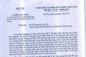 Bộ trưởng chỉ đạo cứu chữa con chiến sĩ từ phản ảnh trên Facebook 