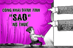 ‘Sao’ trốn thuế, công khai được không?