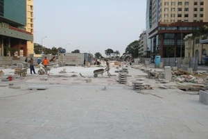 Phó chủ tịch TP.HCM kiểm tra công trình phố đi bộ