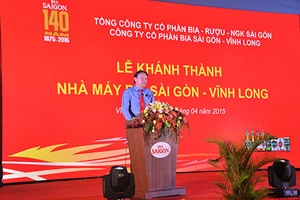 Khánh thành Nhà máy bia Sài Gòn - Vĩnh Long