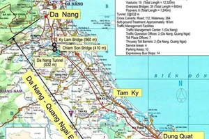 Năm 2018, hoàn thành đường cao tốc Đà Nẵng - Quảng Ngãi