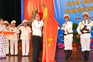 Công an BR-VT đón nhận huân chương Bảo vệ Tổ quốc hạng Nhất