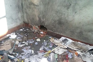 Phòng trọ nổ tung vì người thuê trữ thuốc pháo