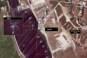 Máy bay Nga bắt đầu ném bom ở Syria 